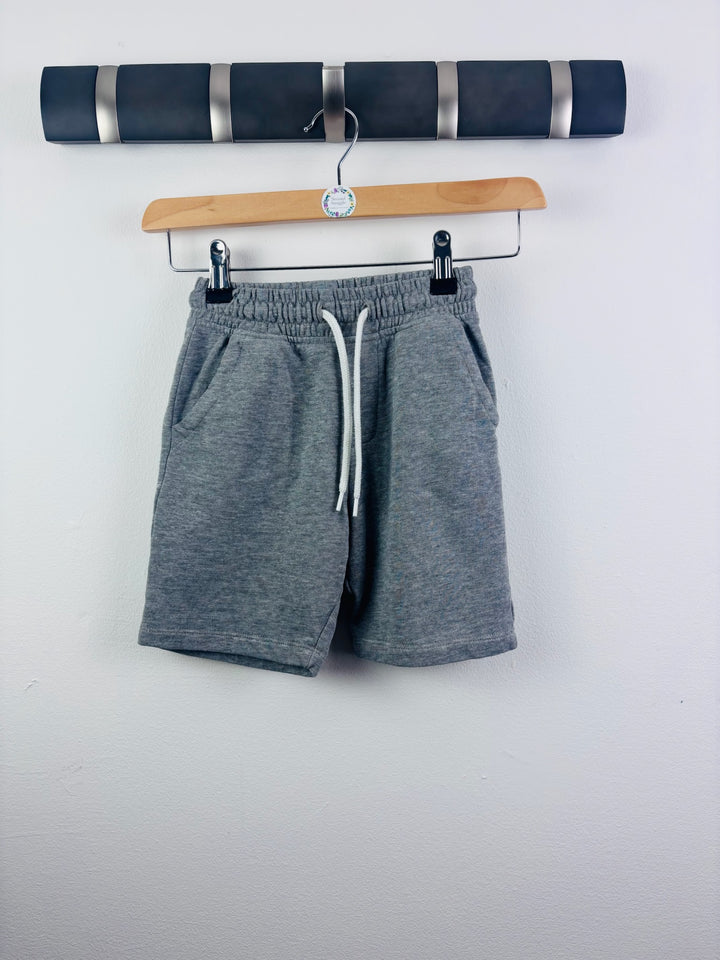 Next Grey Jersey Shorts Drawstring Waist 6 Years