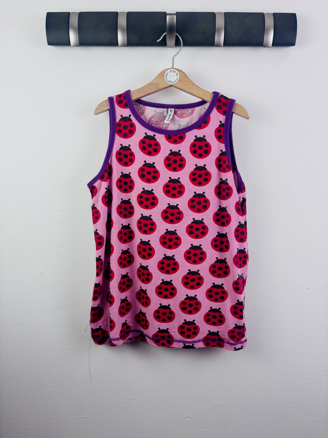 Maxomorra Pink Ladybird Vest Top 11-12 Years