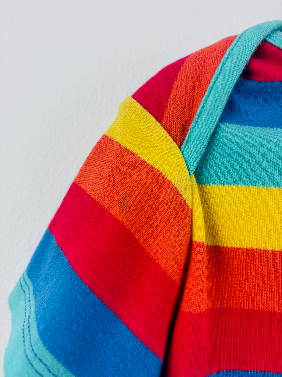 Frugi Rainbow Stripe Sun Appliqué T-Shirt 4-5 Years