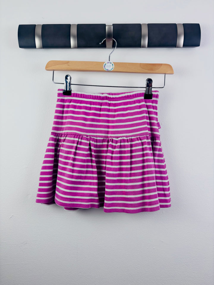 JoJo Maman Bébé Pink Striped Jersey Skirt 4-5 Years