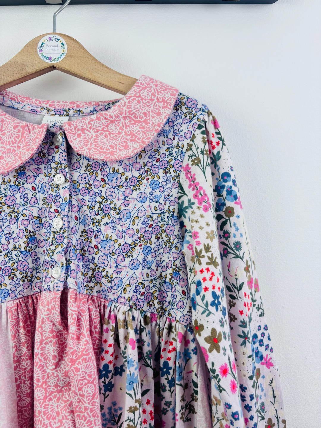 Next Pink Floral Patchwork Rabbit Dress 6-7 Years