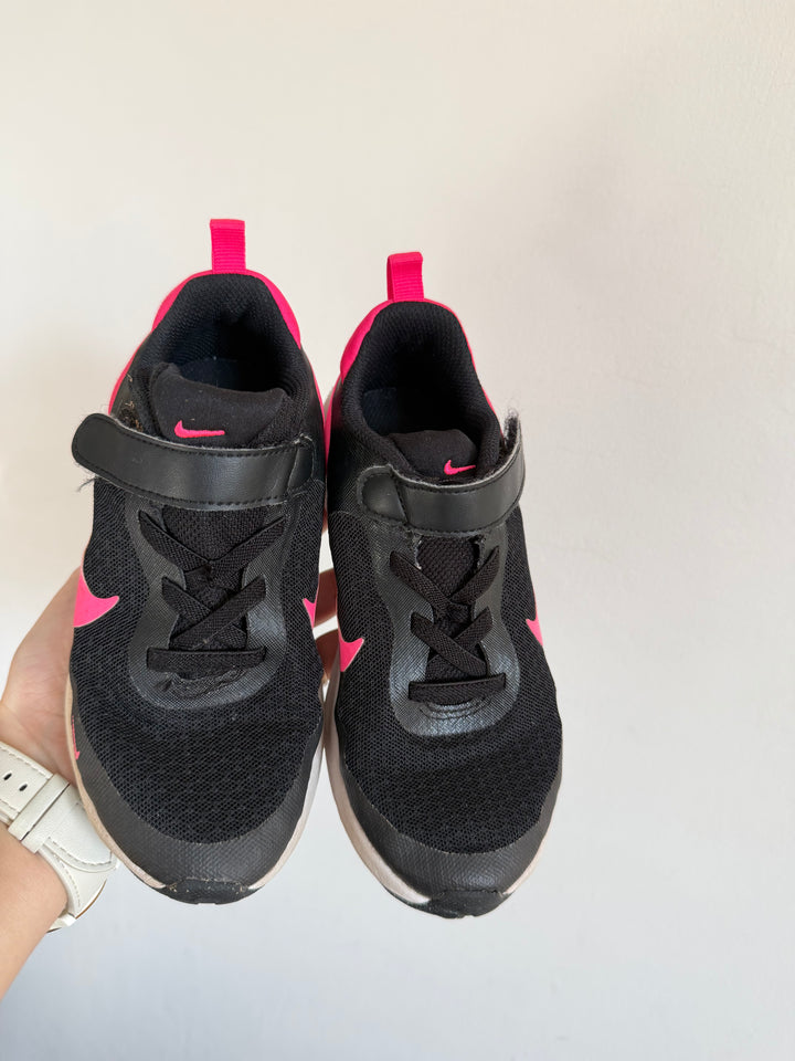 Nike Black Pink Touch Fastening Trainers UK 11