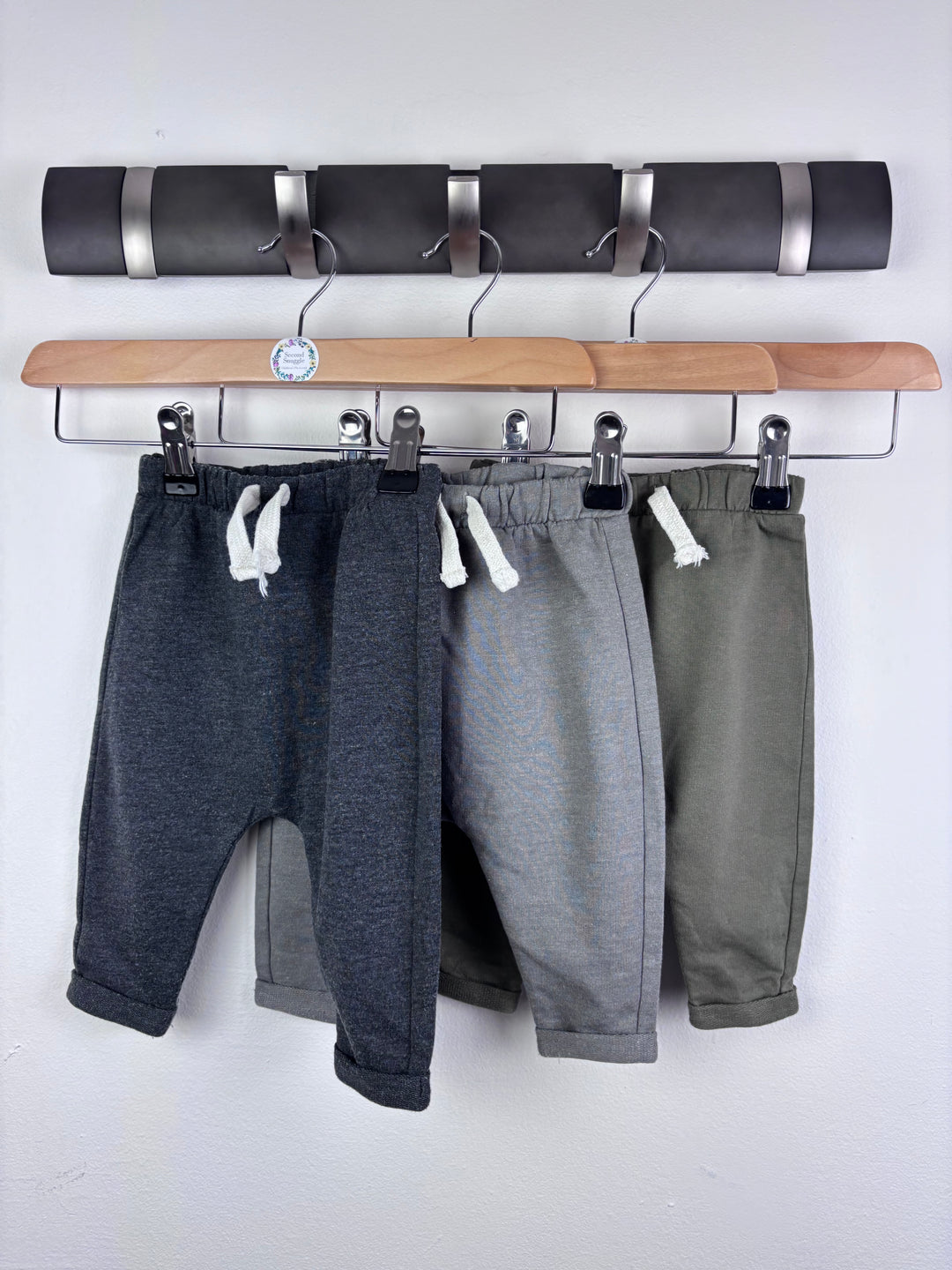 Tu Grey Jogger Set 3-6 Months-Trousers-Second Snuggle Preloved