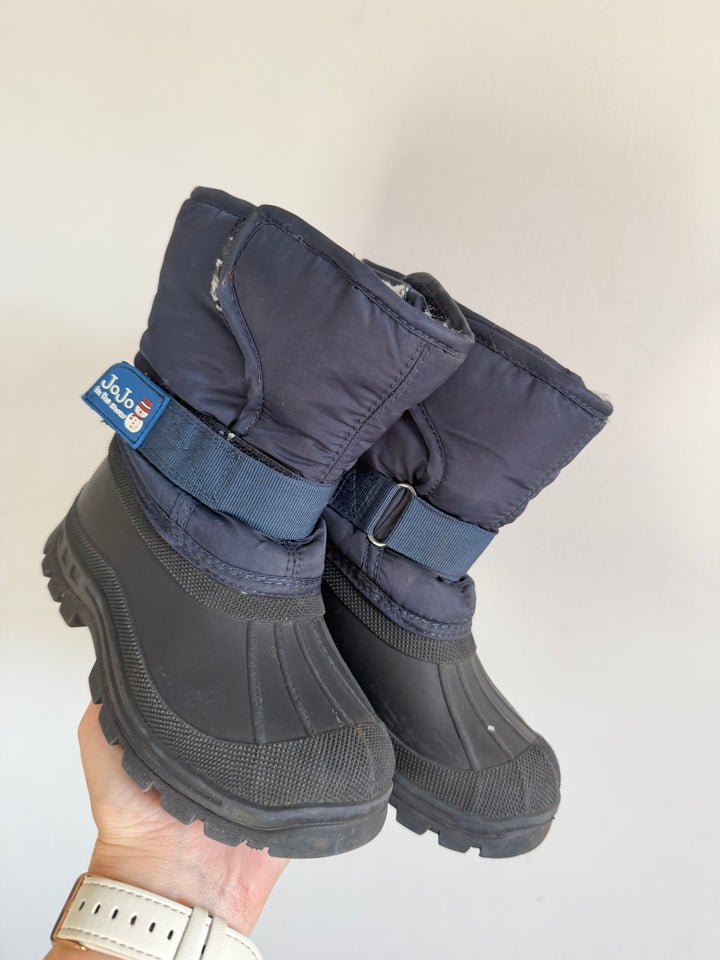 JoJo Maman Bébé Navy Snow Boots UK 11 EU 29