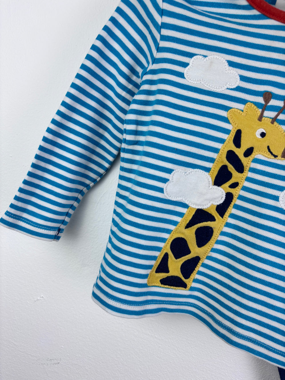 Frugi Stripe Top & Bodysuit Set 12-18 Months-Sets-Second Snuggle Preloved