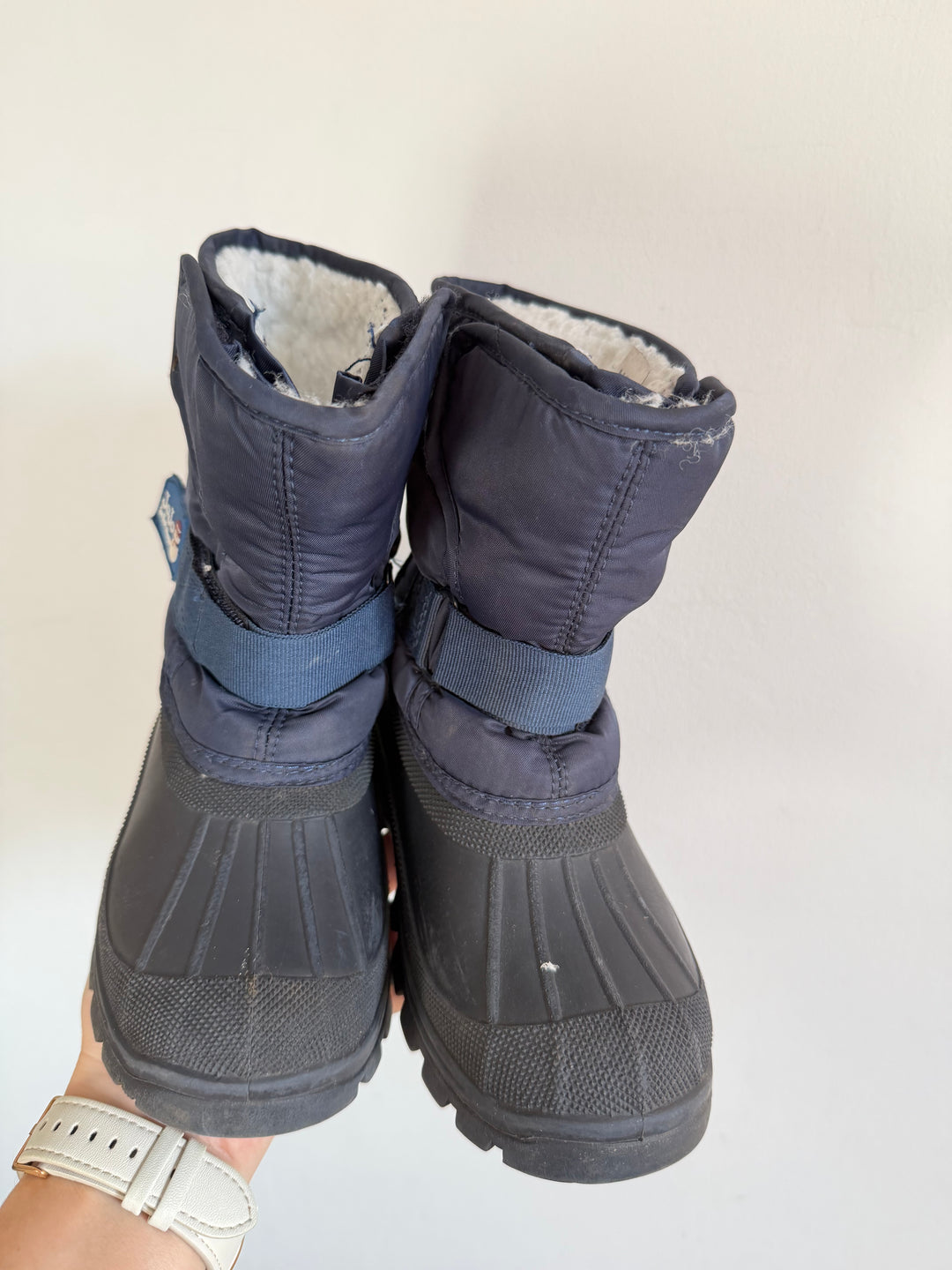 JoJo Maman Bébé Navy Snow Boots UK 11 EU 29
