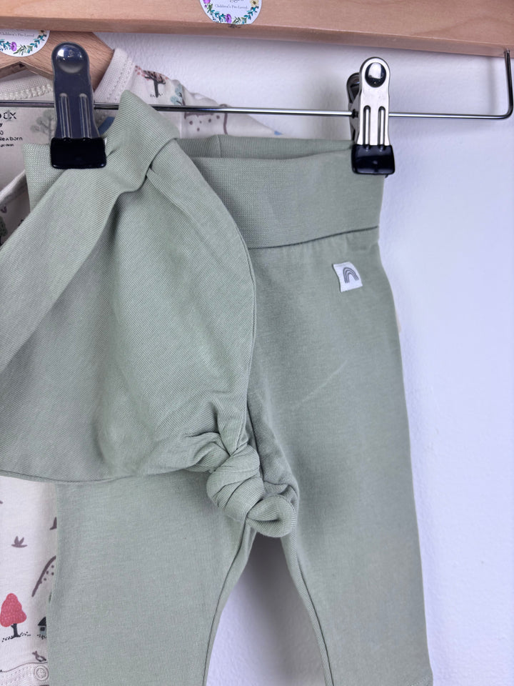 Lindex Knit Cardigan & Leggings Set Newborn-Sets-Second Snuggle Preloved