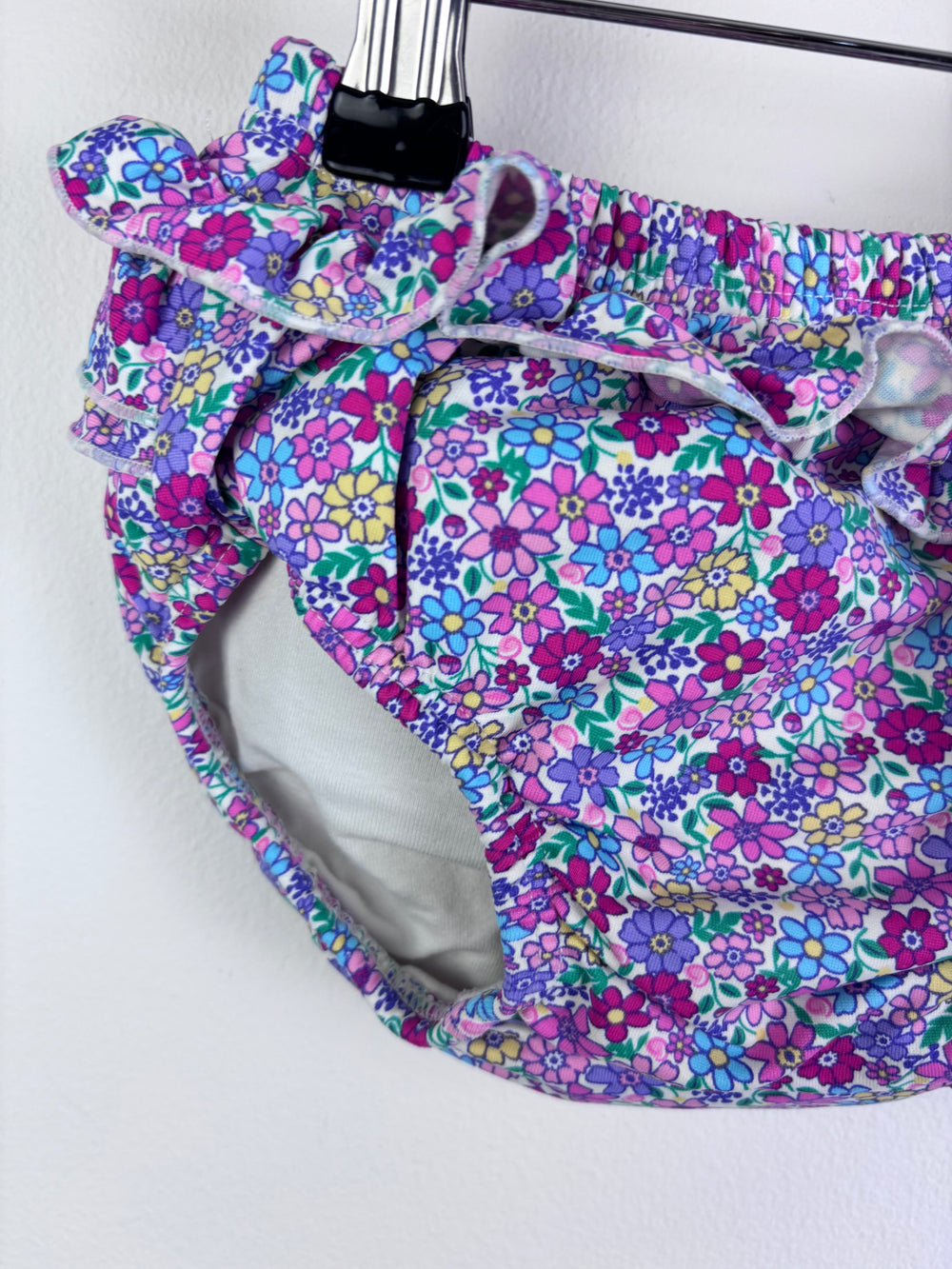 JoJo Maman Bebe Floral Swim Nappy 6-12 Months-Swimming-Second Snuggle Preloved