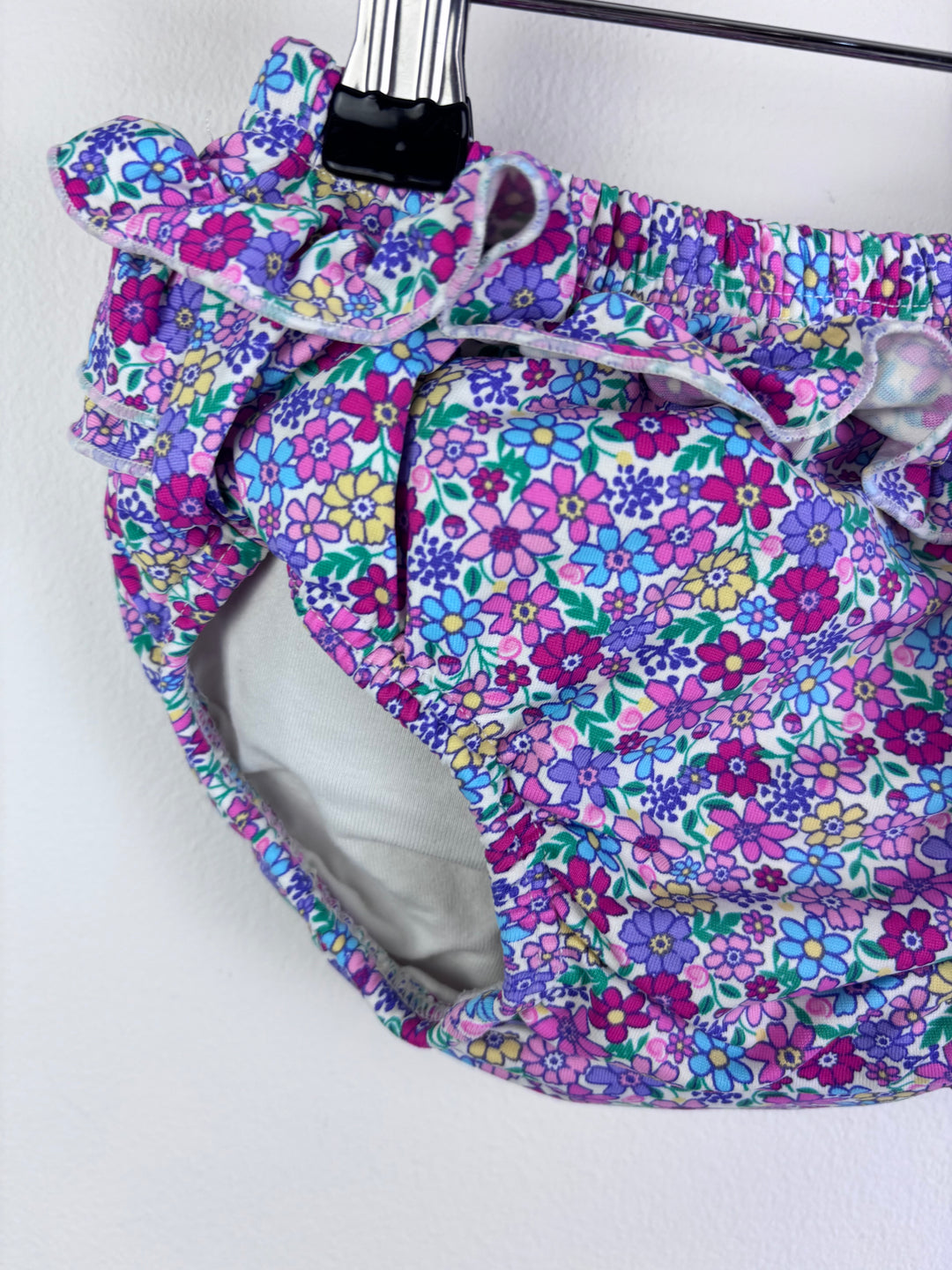 JoJo Maman Bebe Floral Swim Nappy 6-12 Months-Swimming-Second Snuggle Preloved