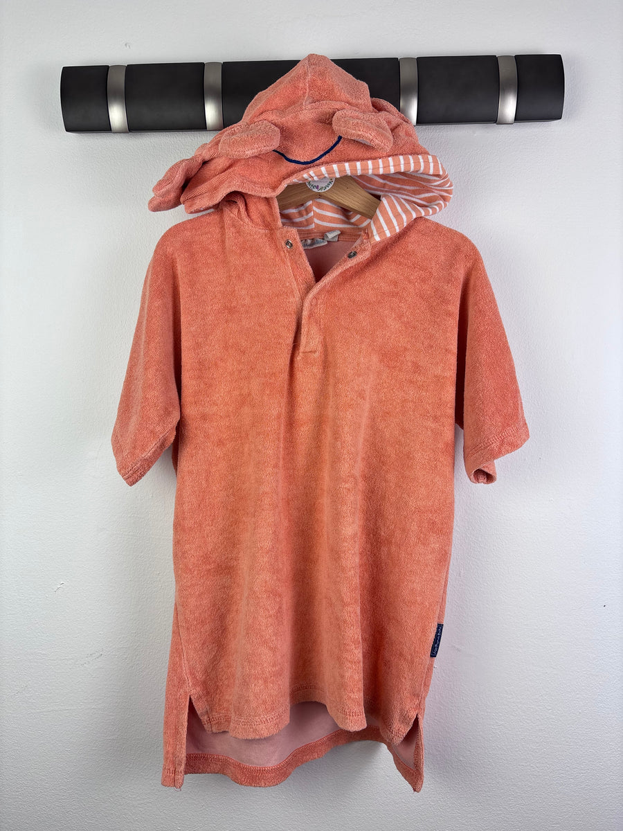 JoJo Maman Bebe Hooded Towel Poncho 2-3 Years-Swimming-Second Snuggle Preloved