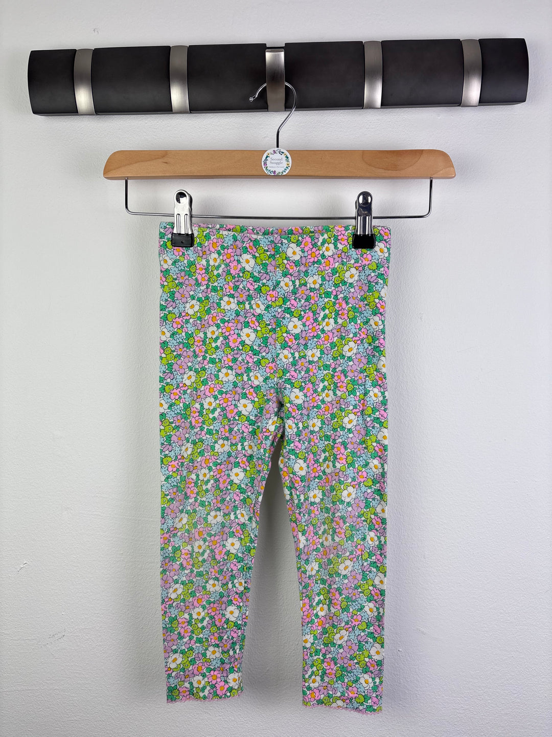 Boden Multicolour Floral Leggings 2-3 Years