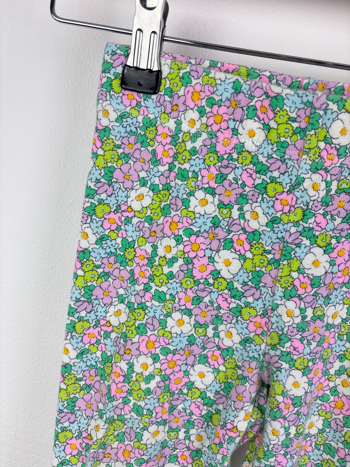 Boden Multicolour Floral Leggings 2-3 Years