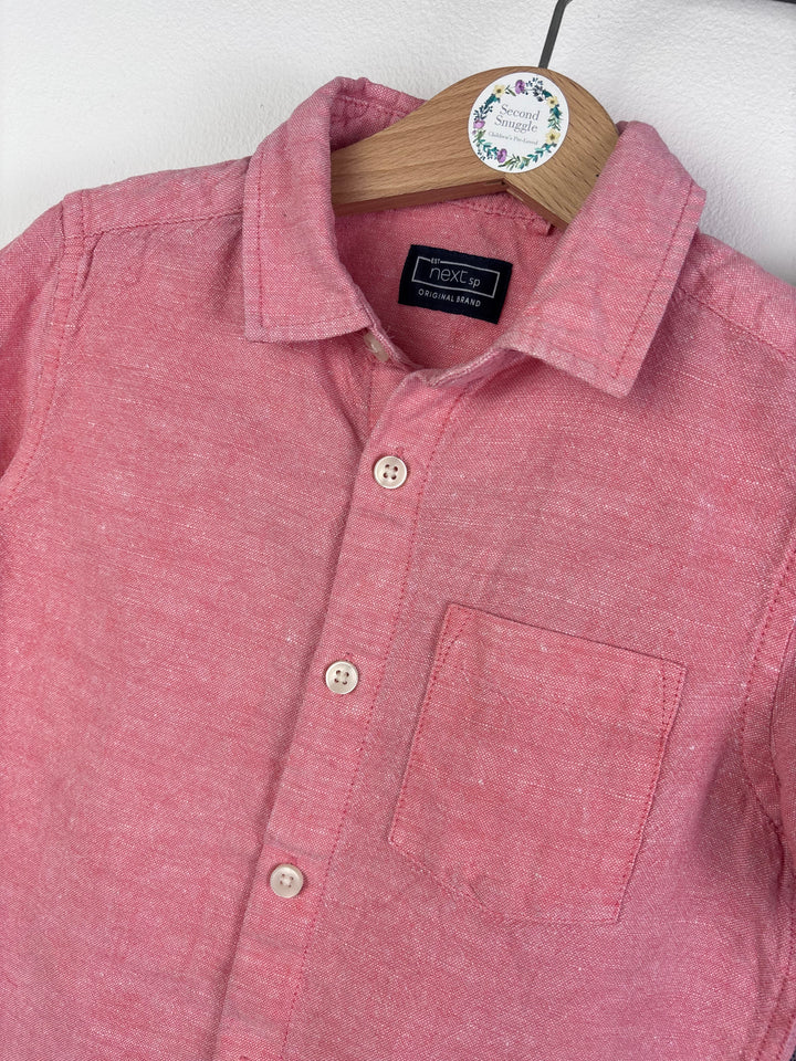 Next Pink & Grey Short Sleeve Shirts Set 3-4 Years-Shirts-Second Snuggle Preloved