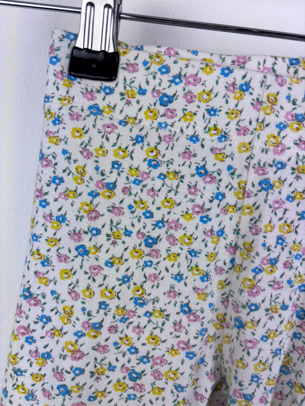 Boden Cream Floral Leggings 18-24 Months-Leggings-Second Snuggle Preloved