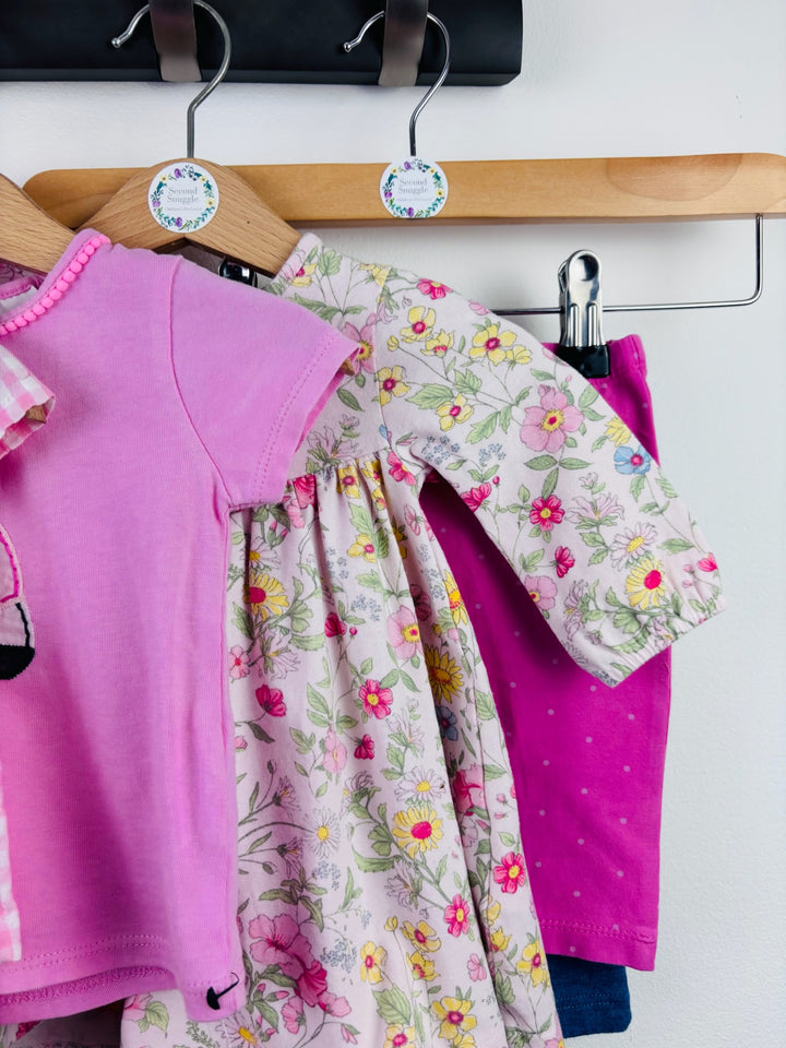 Next JoJo Pink Baby Clothing Bundle 0-3 Months