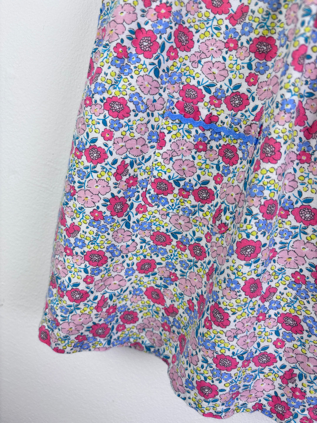 Boden Floral Peter Pan Collar Dress 12-18 Months