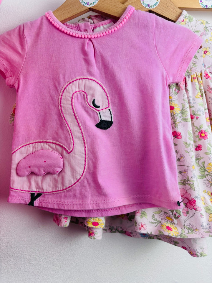 Next JoJo Pink Baby Clothing Bundle 0-3 Months