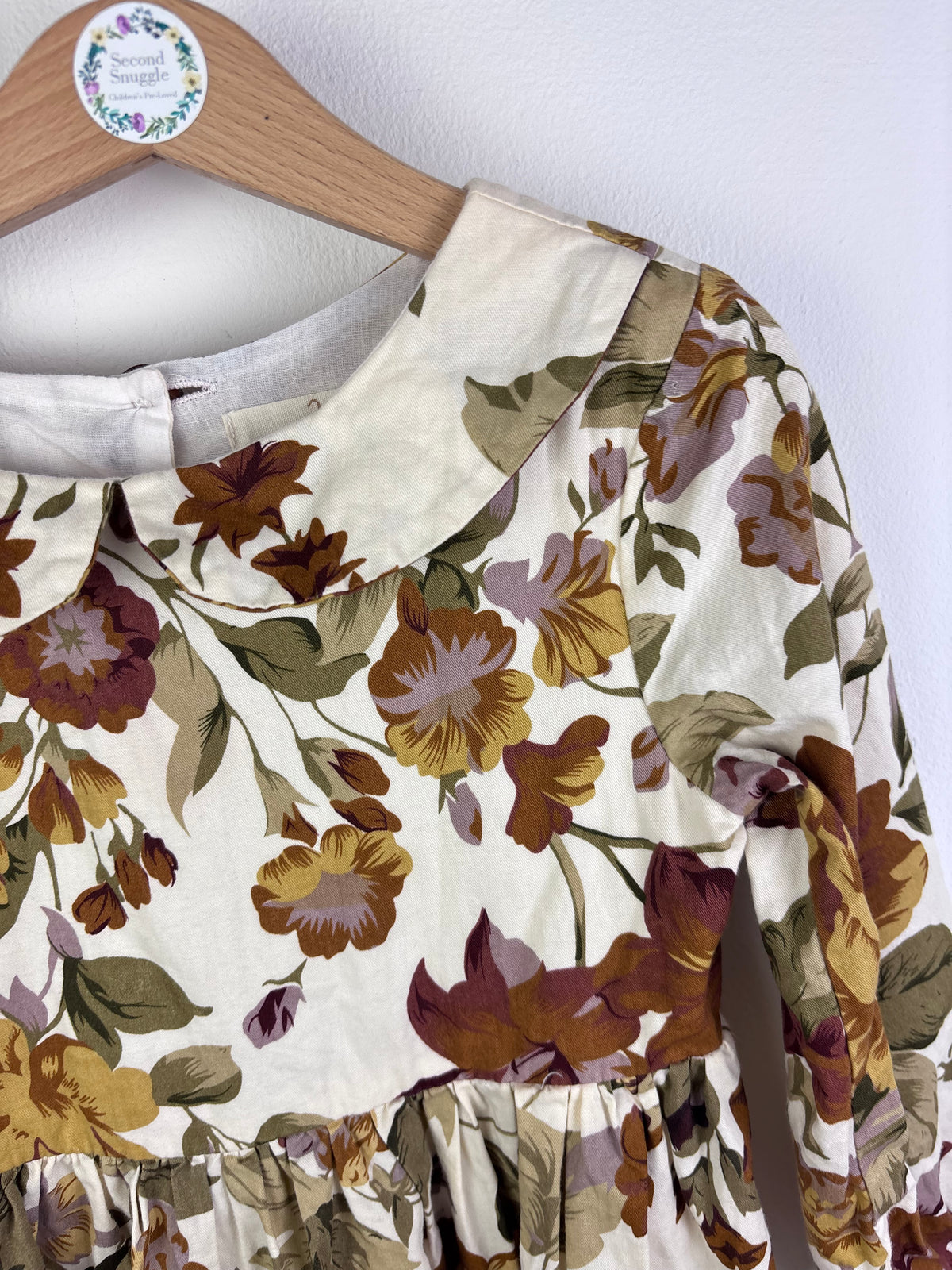 Dolly Wears Floral Peter Pan Collar Dress 6-7 Years-Dresses-Second Snuggle Preloved