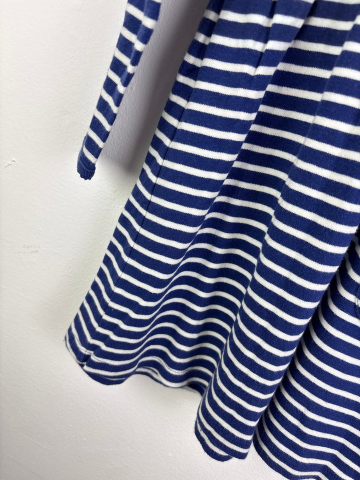 JoJo Maman Bébé Navy Stripe Dress 2-3 Years
