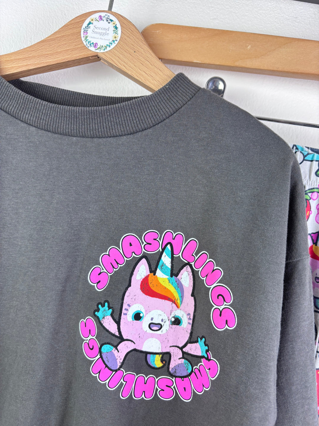 Next Grey Smiggle Top & Leggings Set Age 7 Years-Sets-Second Snuggle Preloved