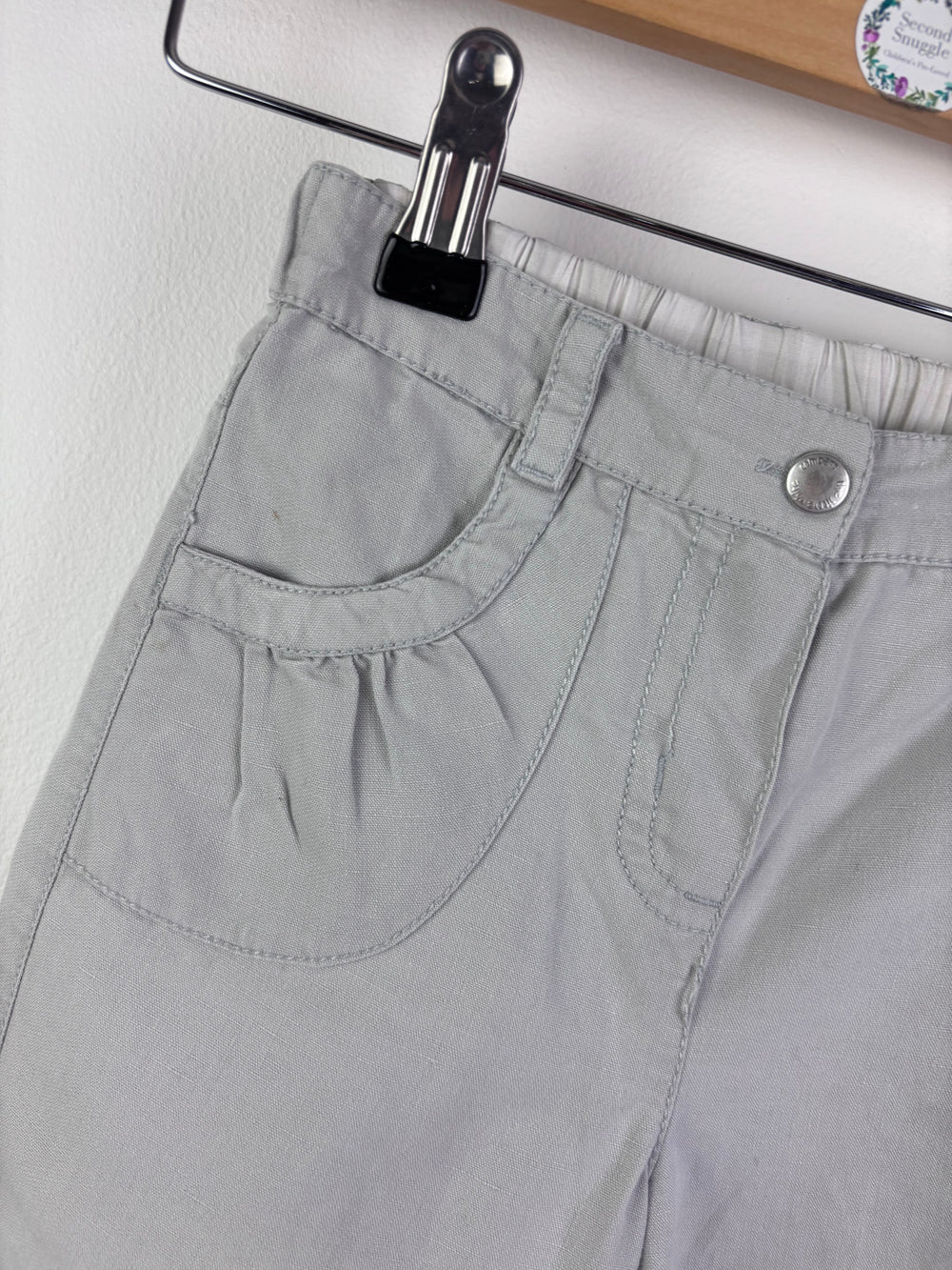 The Little White Company Grey Trousers 12–18 Months-Trousers-Second Snuggle Preloved