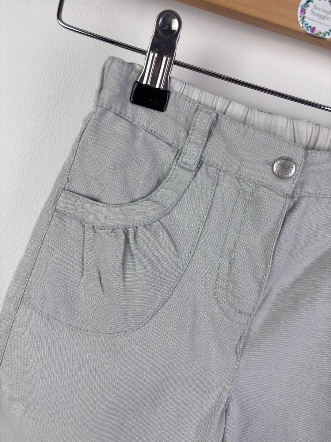 The Little White Company Grey Trousers 12–18 Months-Trousers-Second Snuggle Preloved