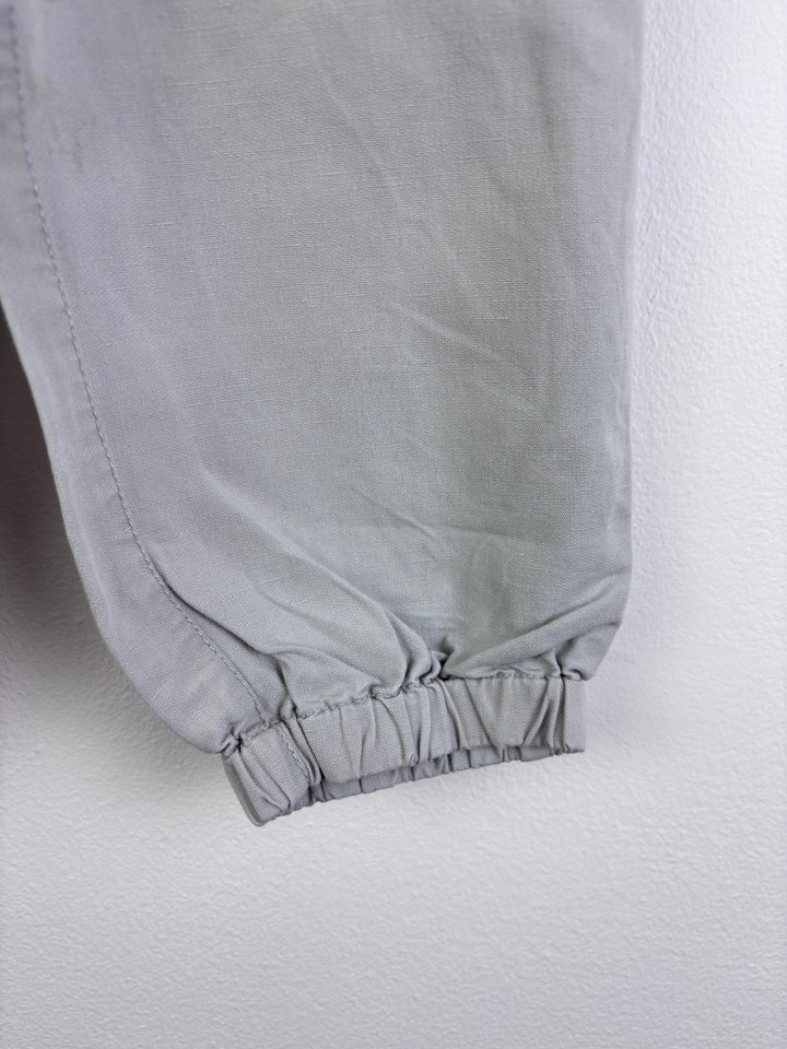 The Little White Company Grey Trousers 12–18 Months-Trousers-Second Snuggle Preloved