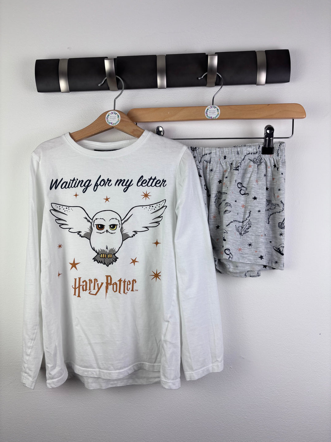 Vertbaudet White Long Sleeve Top Age 10 Years-Night Wear-Second Snuggle Preloved