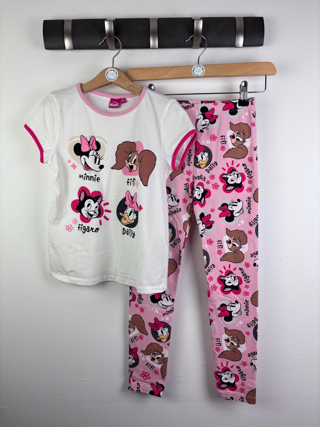 Disney Pink Minnie Mouse Outfit Set Age 8–9 Years-Night Wear-Second Snuggle Preloved