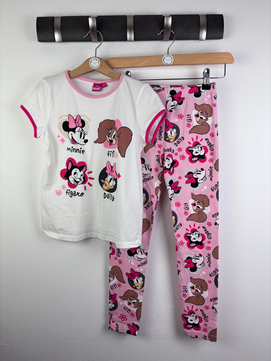 Disney Pink Minnie Mouse Outfit Set Age 8–9 Years-Night Wear-Second Snuggle Preloved