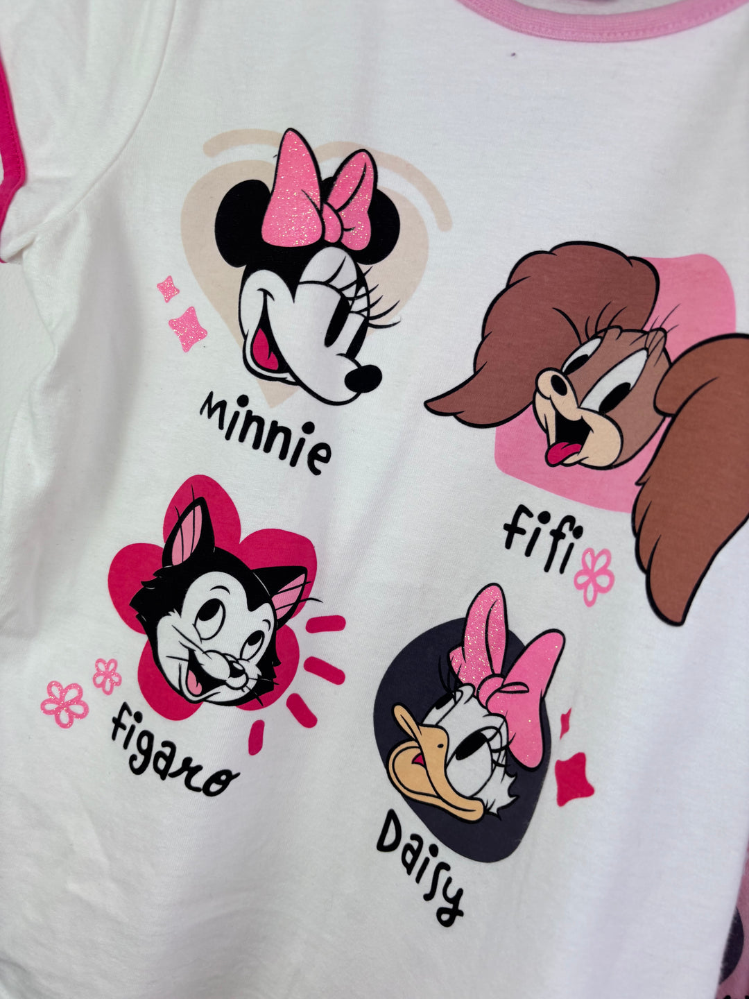 Disney Pink Minnie Mouse Outfit Set Age 8–9 Years-Night Wear-Second Snuggle Preloved