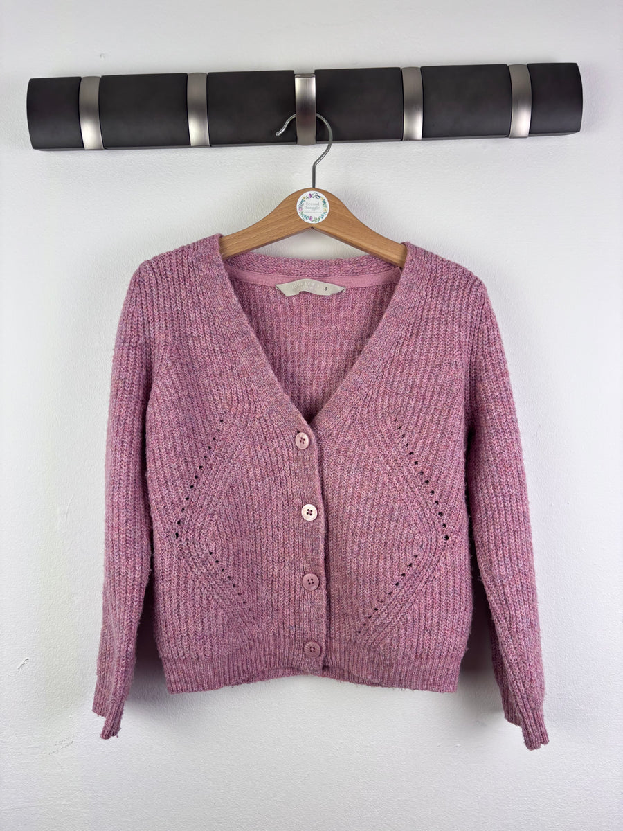 John Lewis Pink Knitted Cardigan with Button Front 5 Years-Cardigans-Second Snuggle Preloved