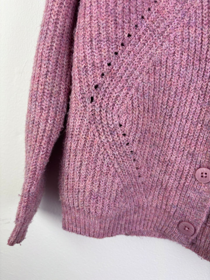 John Lewis Pink Knitted Cardigan with Button Front 5 Years-Cardigans-Second Snuggle Preloved