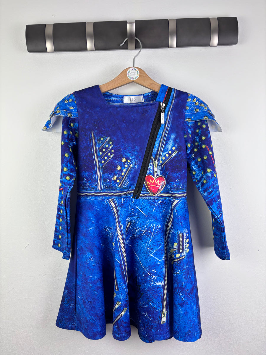 Descendants Blue Dressing Up Costume Dress Size 110 (4-5 Years)-Dressing Up-Second Snuggle Preloved