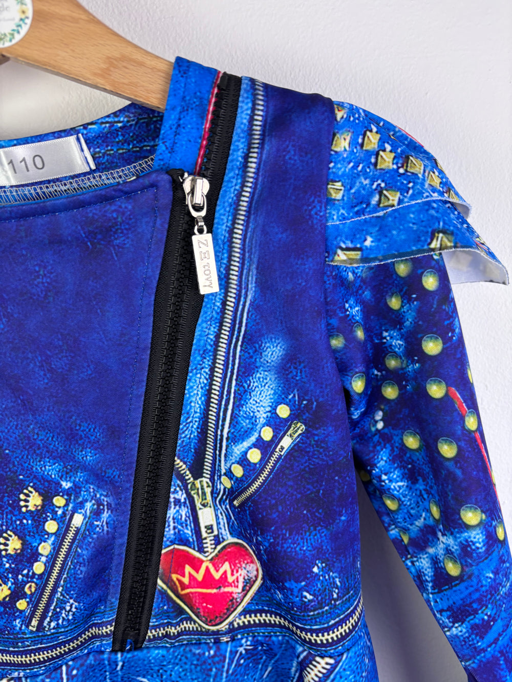 Descendants Blue Dressing Up Costume Dress Size 110 (4-5 Years)-Dressing Up-Second Snuggle Preloved