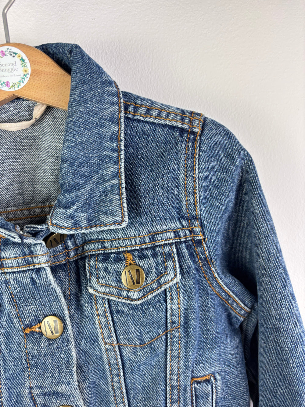 John Lewis Blue Denim Jacket 5 Years-Jackets-Second Snuggle Preloved