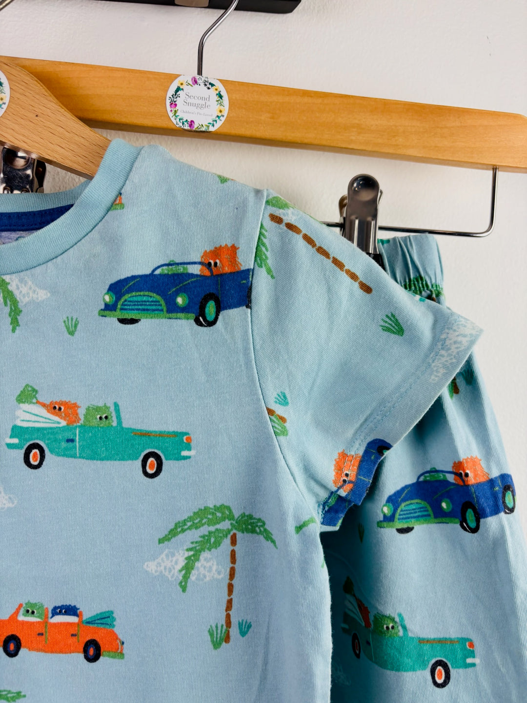 M&S Blue Printed Pyjama Bundle 3-4 Years 2 Sets