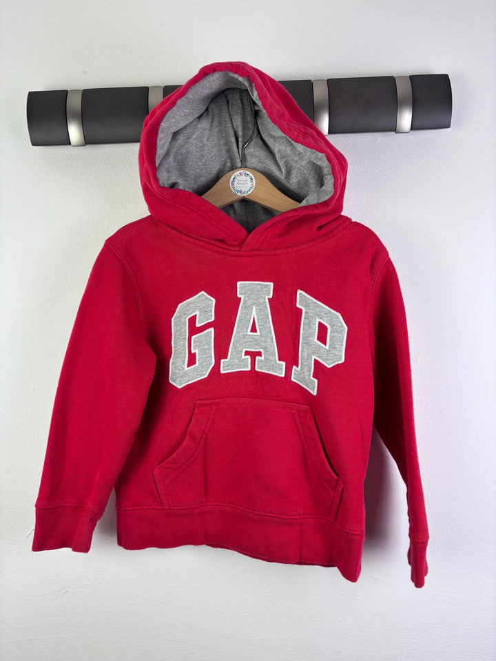 GAP Red Logo Hoodie 3-4 Years-Hoodies-Second Snuggle Preloved