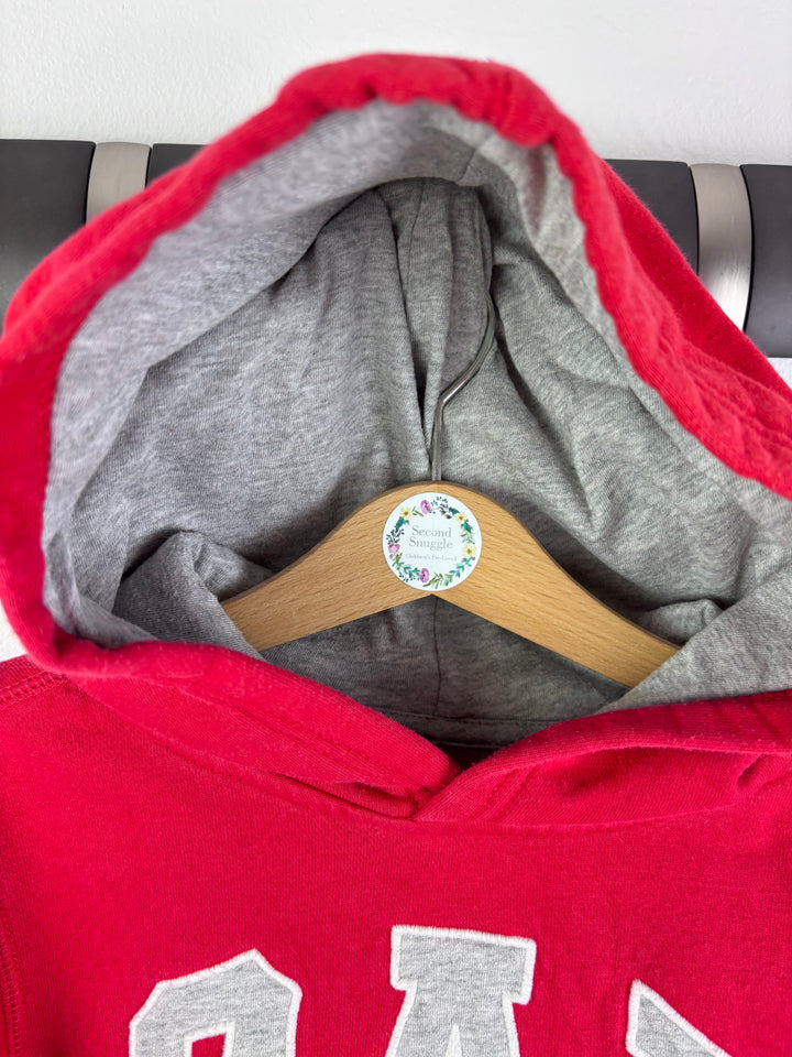 GAP Red Logo Hoodie 3-4 Years-Hoodies-Second Snuggle Preloved