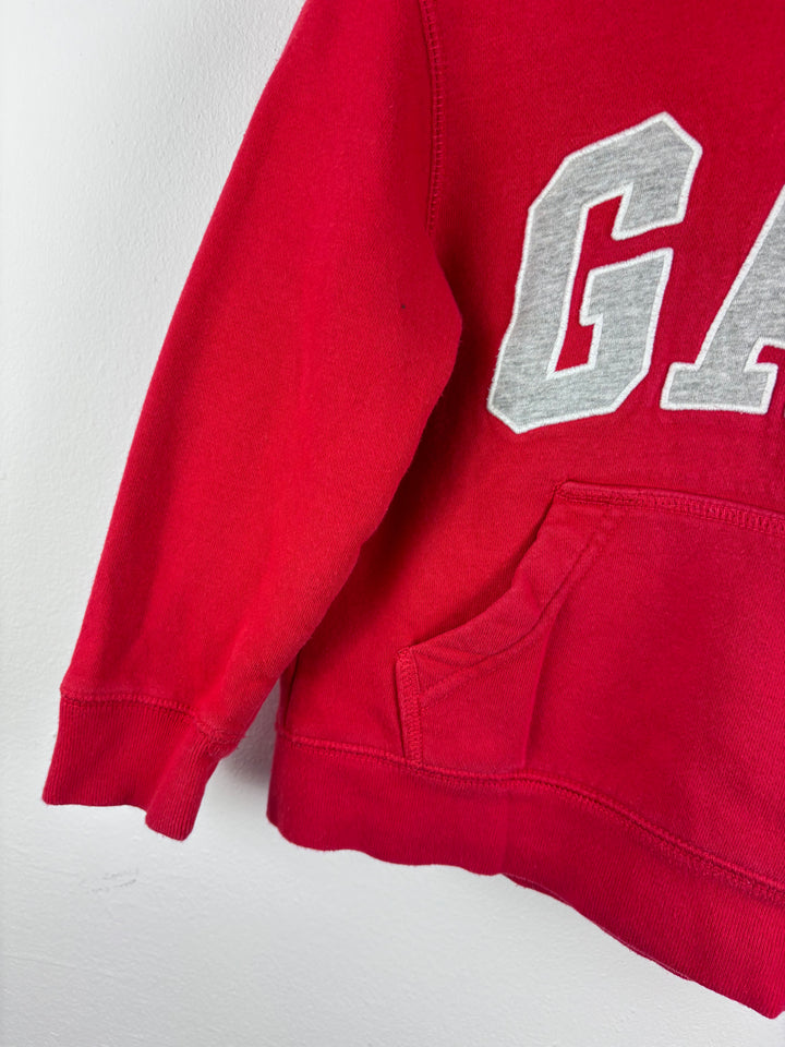 GAP Red Logo Hoodie 3-4 Years-Hoodies-Second Snuggle Preloved