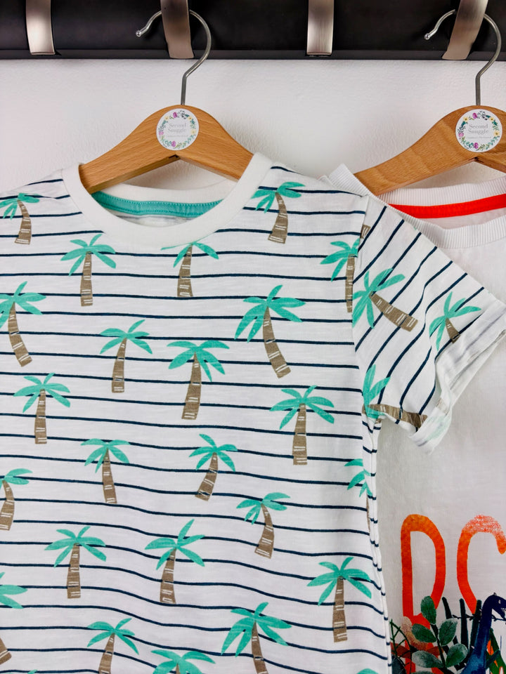 Fred & Flo Printed T-Shirt Bundle 7-8 Years 2 Tops