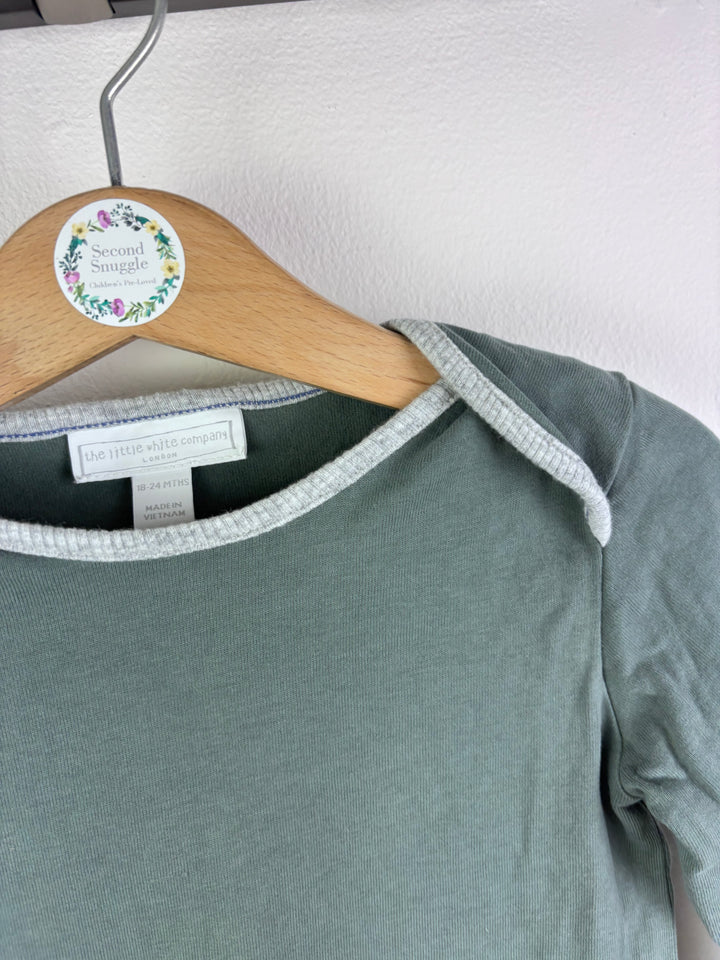 The Little White Company Sage Long Sleeve Top 18-24 Months-Tops-Second Snuggle Preloved