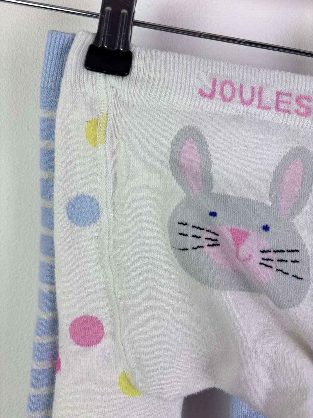 Joules Cream Bunny Leggings Set 0-3m-Leggings-Second Snuggle Preloved
