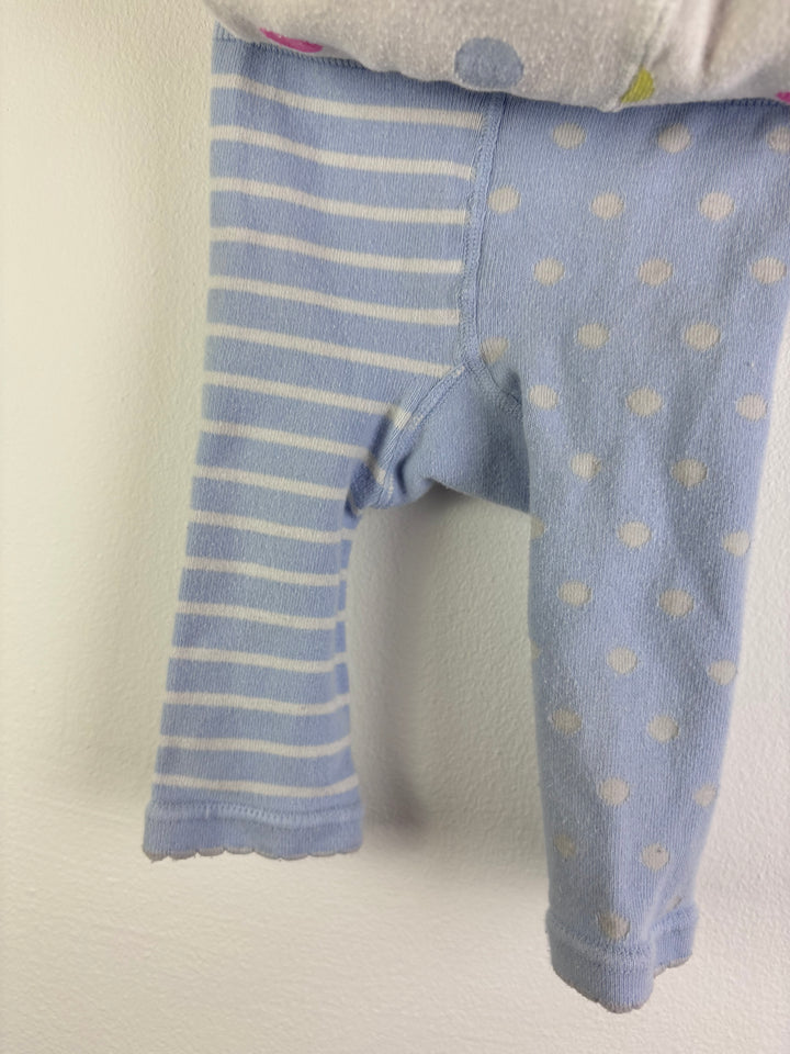 Joules Cream Bunny Leggings Set 0-3m-Leggings-Second Snuggle Preloved