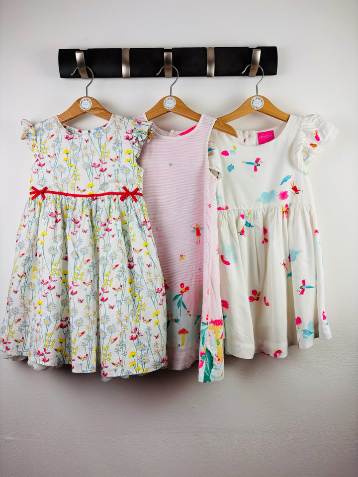 Joules M&S Floral Dress Bundle 3 Dresses 2-3 Years