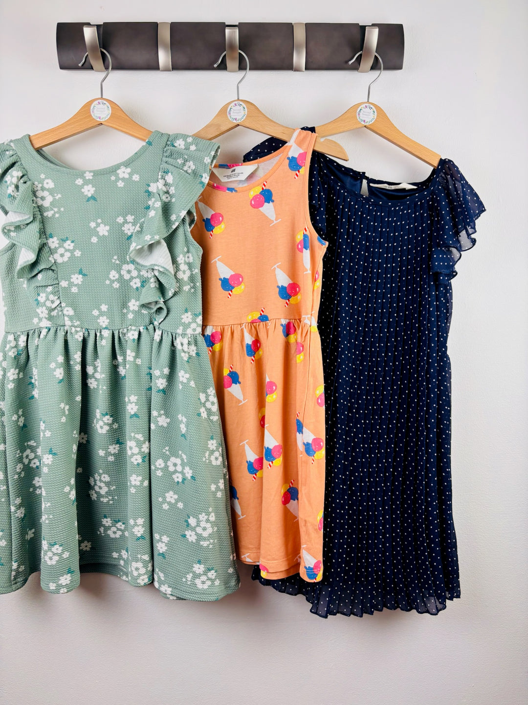H&M & Little Kids Girls Dress Bundle 7-8 Years 3 Dresses
