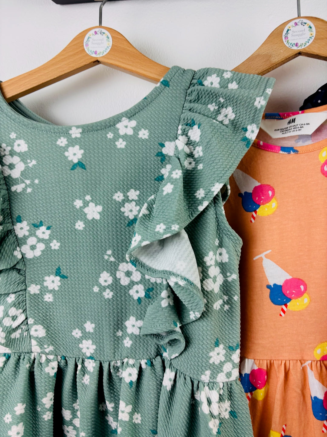 H&M & Little Kids Girls Dress Bundle 7-8 Years 3 Dresses