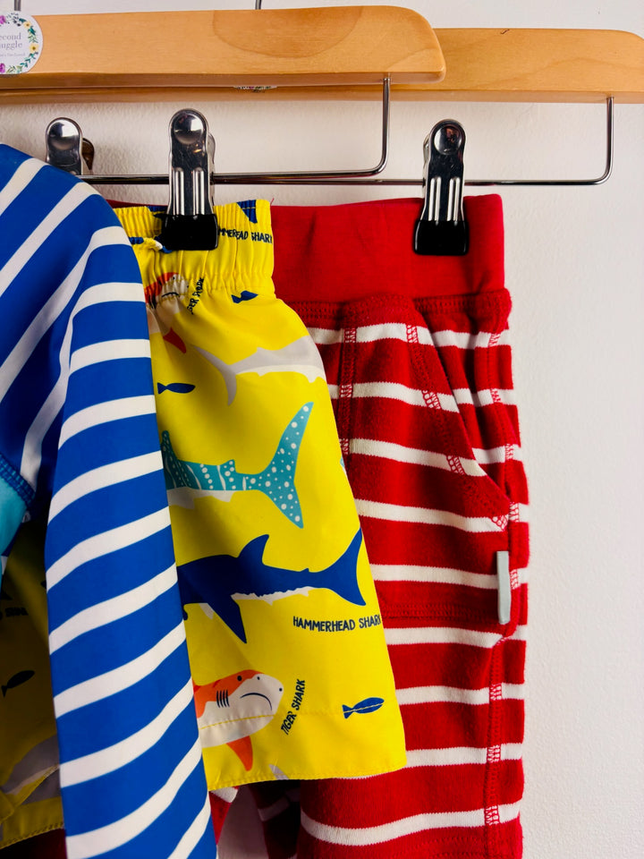 Frugi & More Boys Summer and Swim Bundle 3-4 Years 4 Pieces