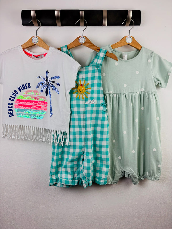 H&M Frugi & M&S Girls Clothing Bundle 3-4 Years 3 Pieces