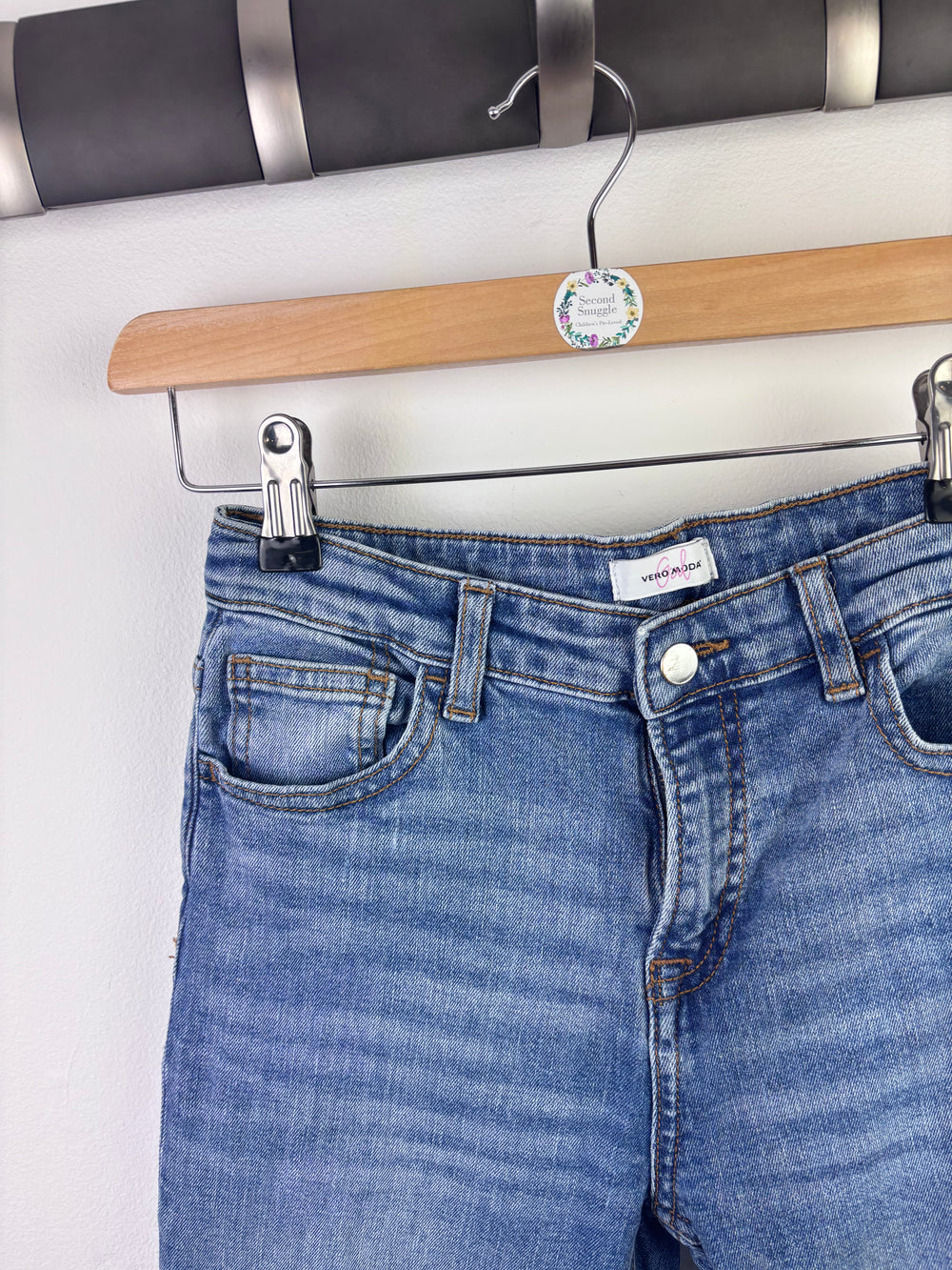 Vera Moda Light Wash Blue Jeans 11-12 Years-Trousers-Second Snuggle Preloved